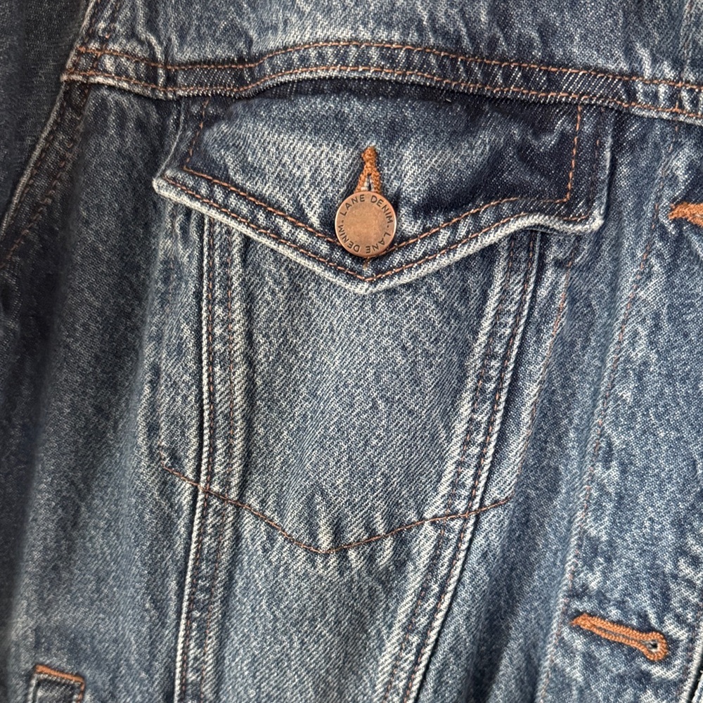 Lane Bryant Classic Blue Jean Jacket - Picture 4 of 5